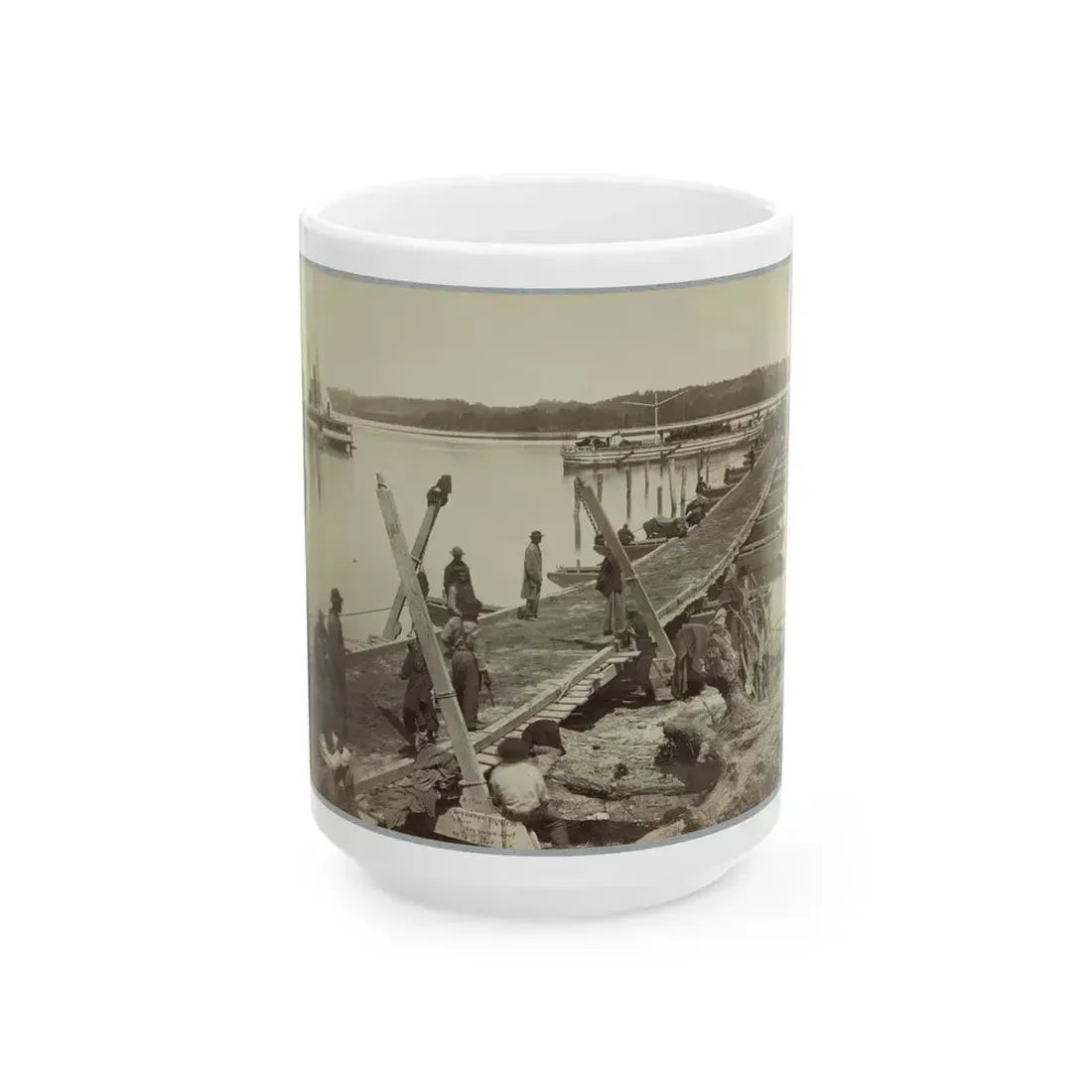 Belle Plain Landing , Va. (1) (U.S. Civil War) White Coffee Mug 15oz - Go Mug Yourself