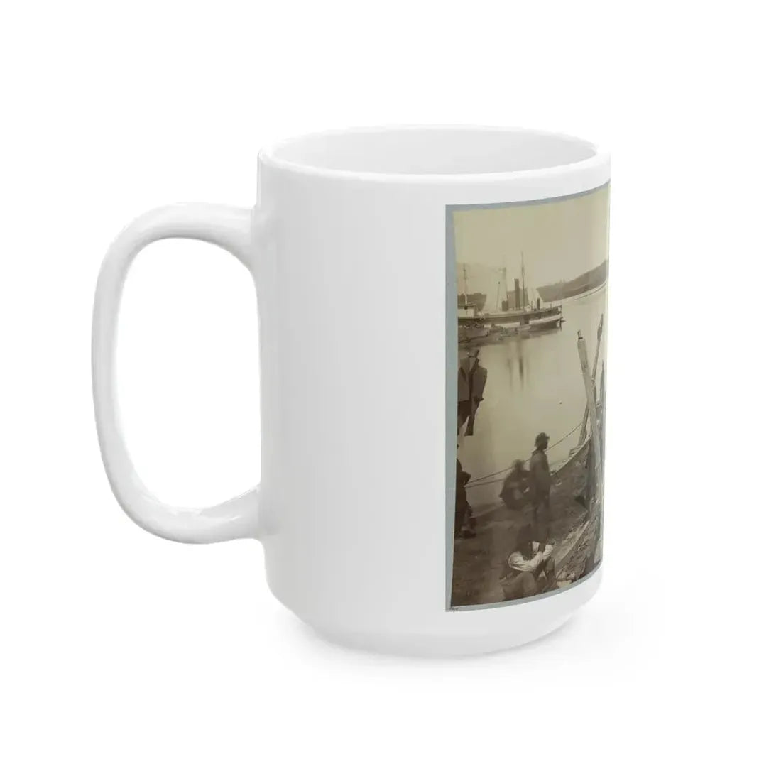 Belle Plain Landing , Va. (1) (U.S. Civil War) White Coffee Mug - Go Mug Yourself