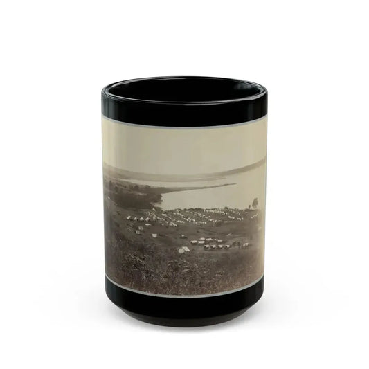 Belle Plain Landing, Va. Camp Of 15th New York Engineers (U.S. Civil War) Black Coffee Mug 15oz - Go Mug Yourself