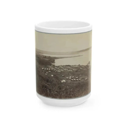 Belle Plain Landing, Va. Camp Of 15th New York Engineers (U.S. Civil War) White Coffee Mug 15oz - Go Mug Yourself