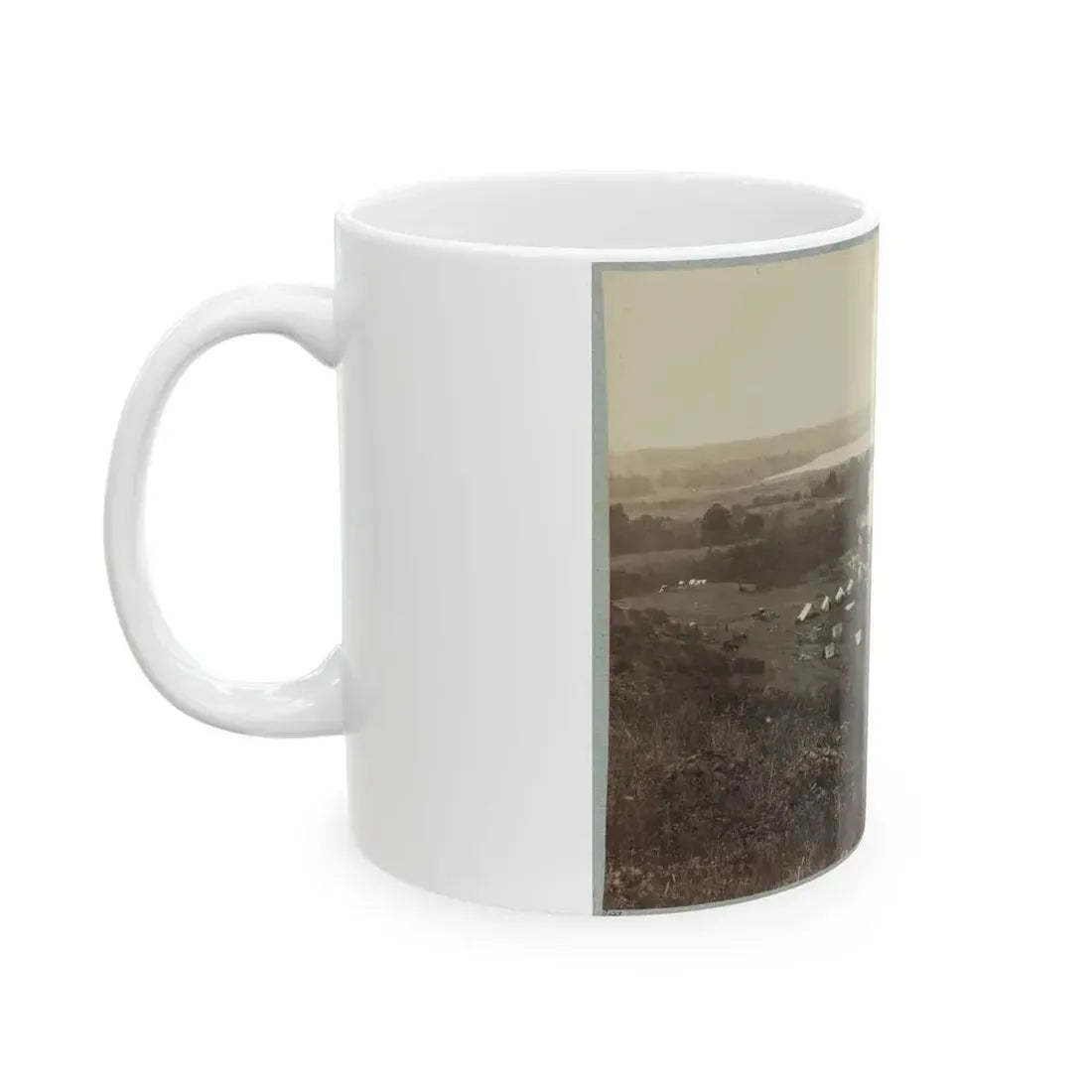 Belle Plain Landing, Va. Camp Of 15th New York Engineers (U.S. Civil War) White Coffee Mug - Go Mug Yourself