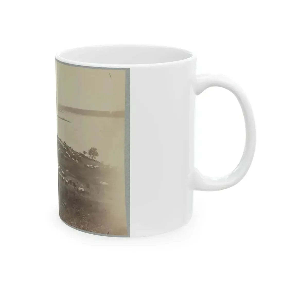 Belle Plain Landing, Va. Camp Of 15th New York Engineers (U.S. Civil War) White Coffee Mug - Go Mug Yourself