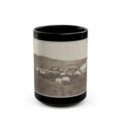 Belle Plain Landing, Va., Confederate Entrenchments On Hill 001 (U.S. Civil War) Black Coffee Mug 15oz - Go Mug Yourself