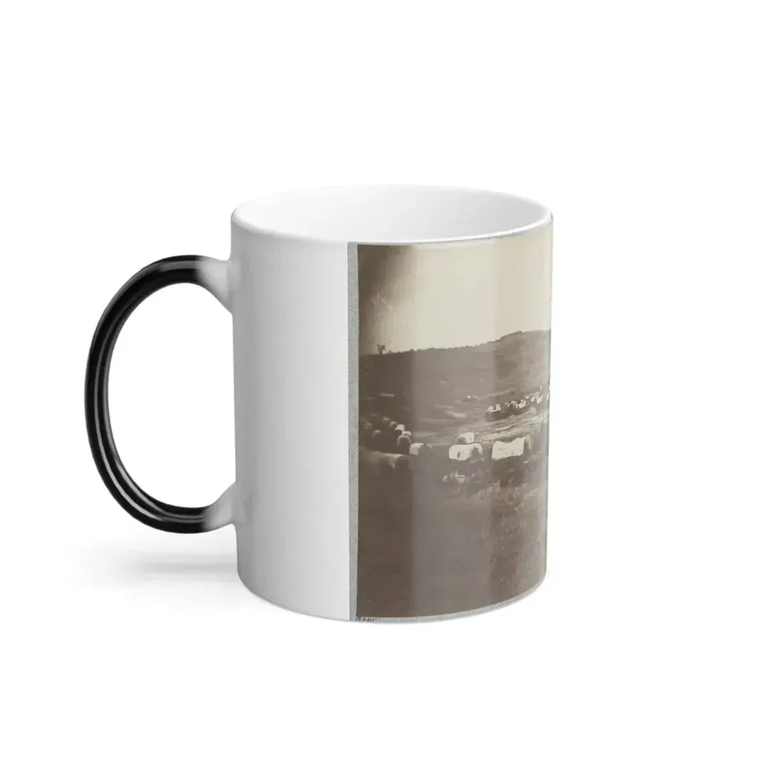 Belle Plain Landing, Va., Confederate Entrenchments on Hill 001 (U.S. Civil War) Color Changing Coffee Mug 11oz - Go Mug Yourself
