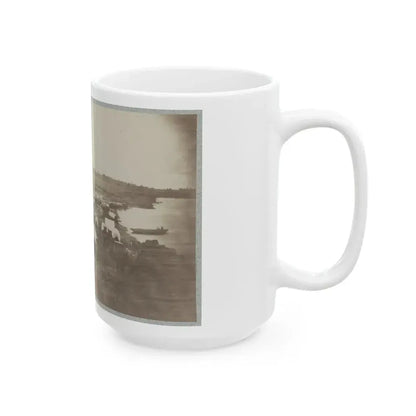 Belle Plain Landing, Va., Confederate Entrenchments On Hill 001 (U.S. Civil War) White Coffee Mug - Go Mug Yourself
