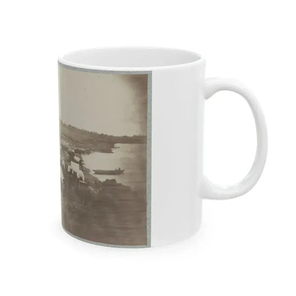 Belle Plain Landing, Va., Confederate Entrenchments On Hill 001 (U.S. Civil War) White Coffee Mug - Go Mug Yourself