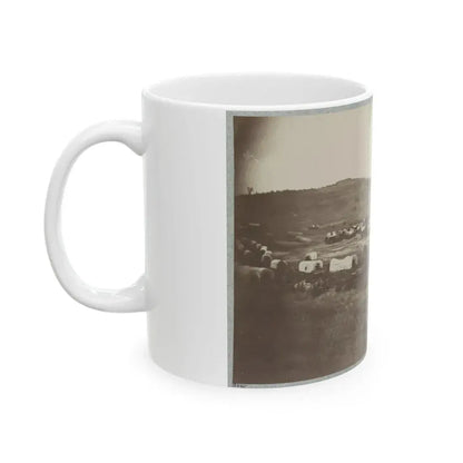 Belle Plain Landing, Va., Confederate Entrenchments On Hill 001 (U.S. Civil War) White Coffee Mug - Go Mug Yourself