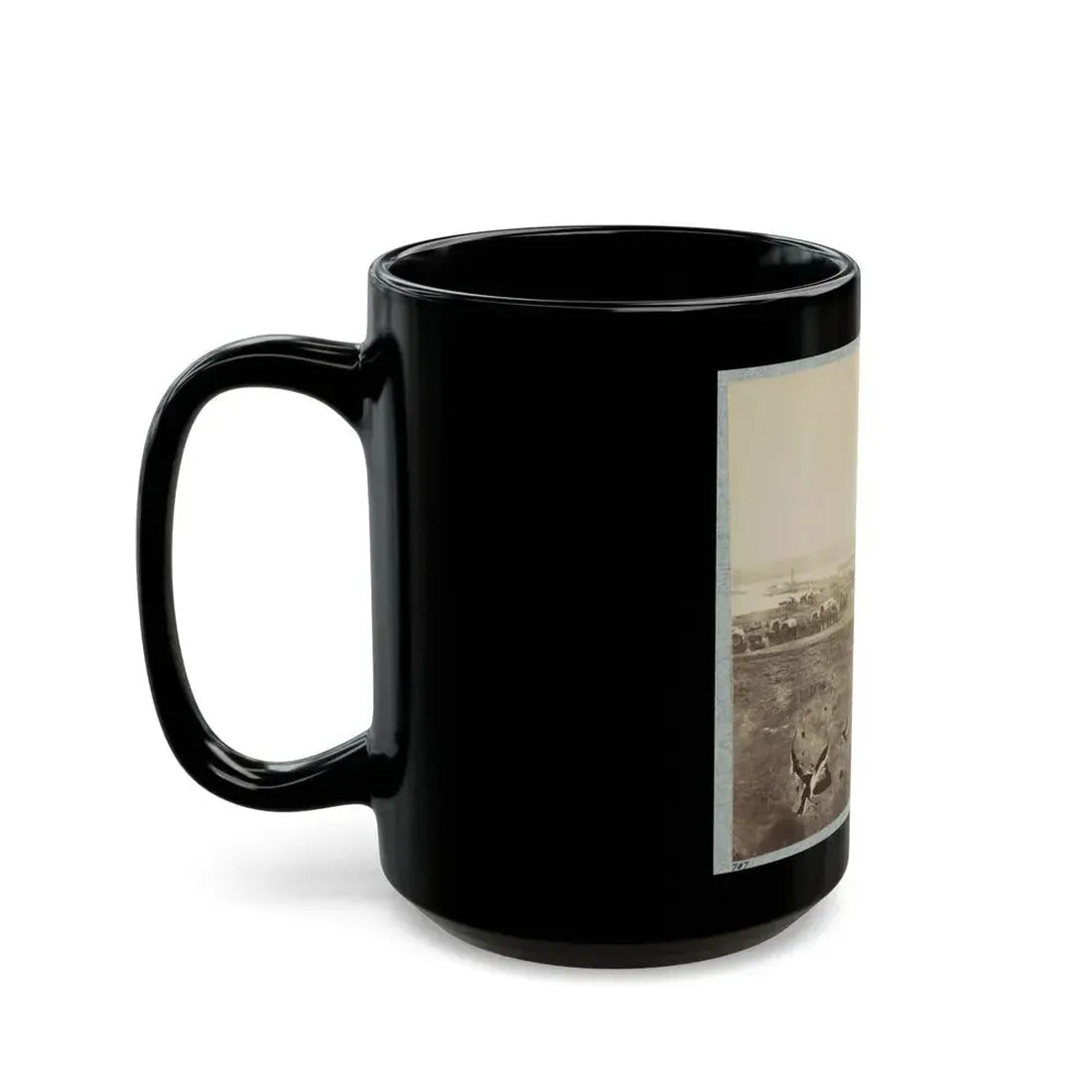 Belle Plain Landing, Va., May, 1864 (U.S. Civil War) Black Coffee Mug - Go Mug Yourself