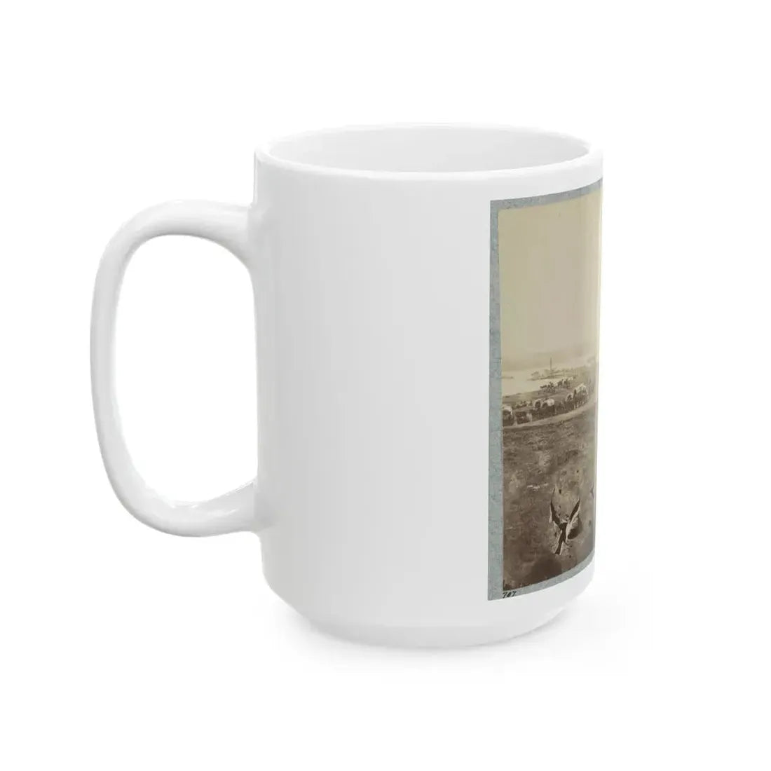 Belle Plain Landing, Va., May, 1864 (U.S. Civil War) White Coffee Mug - Go Mug Yourself