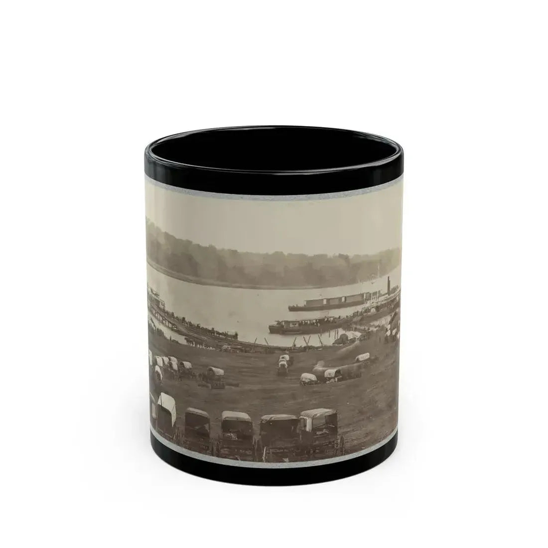 Belle Plain Landing, Va. (U.S. Civil War) Black Coffee Mug 11oz - Go Mug Yourself