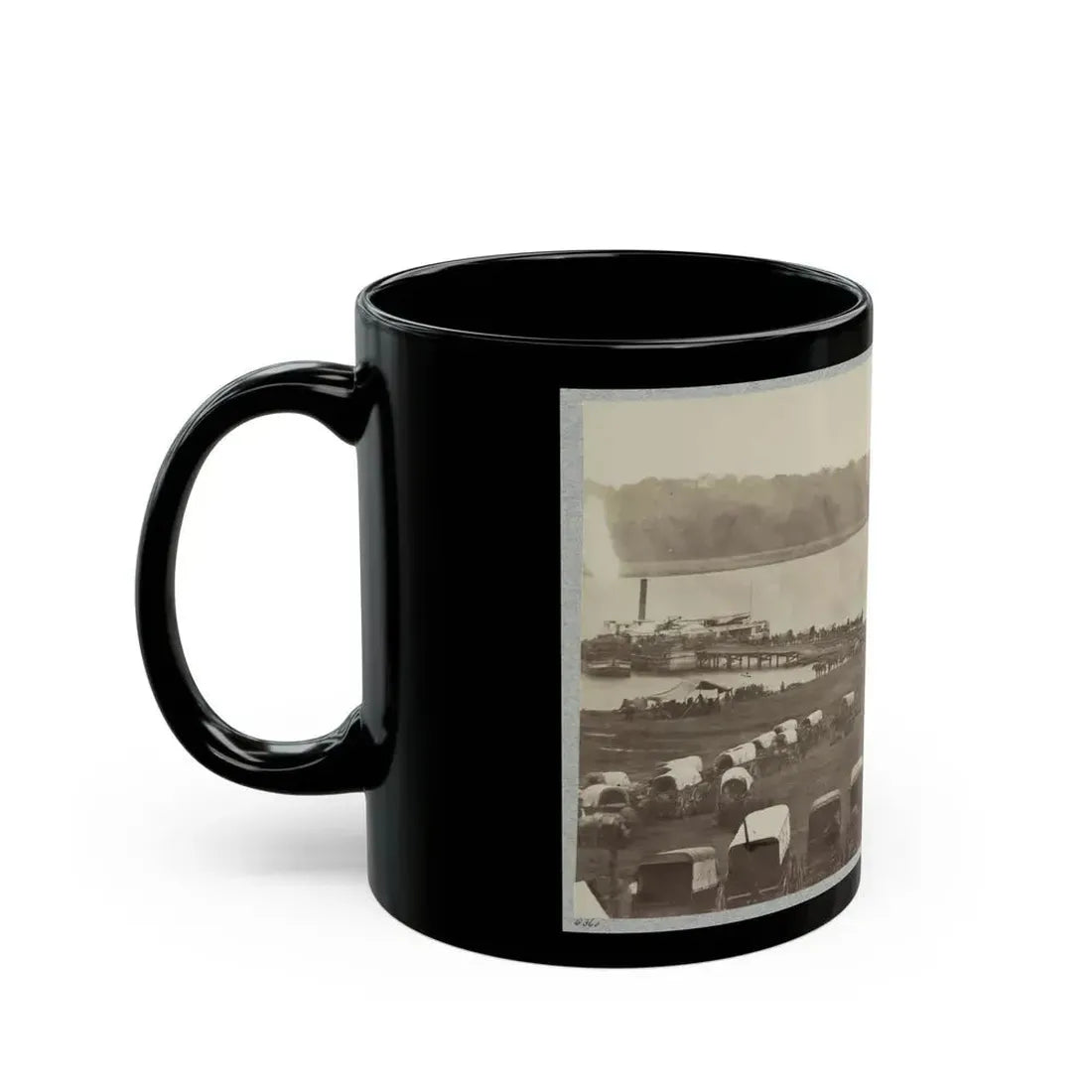 Belle Plain Landing, Va. (U.S. Civil War) Black Coffee Mug - Go Mug Yourself