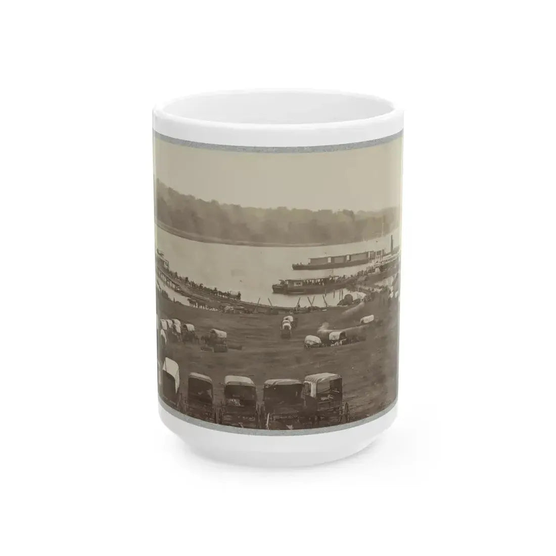 Belle Plain Landing, Va. (U.S. Civil War) White Coffee Mug 15oz - Go Mug Yourself