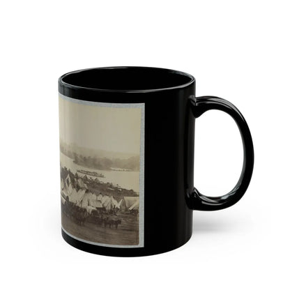 Belle Plain Landing, Va. 001 (U.S. Civil War) Black Coffee Mug-Go Mug Yourself