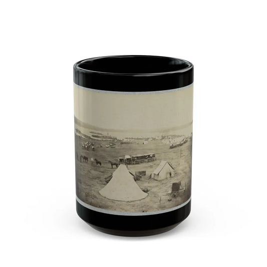 Belle Plain Landing, Va. 002 (U.S. Civil War) Black Coffee Mug-15oz-Go Mug Yourself