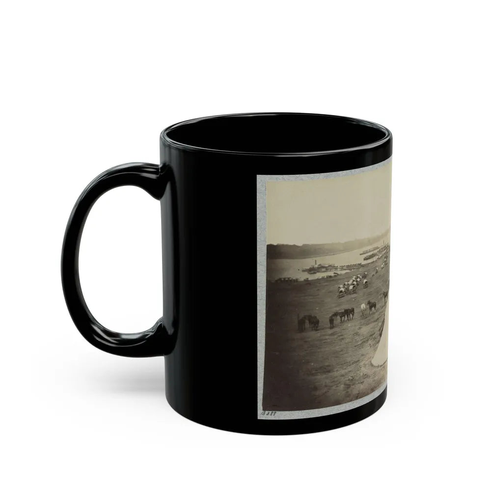 Belle Plain Landing, Va. 002 (U.S. Civil War) Black Coffee Mug-Go Mug Yourself