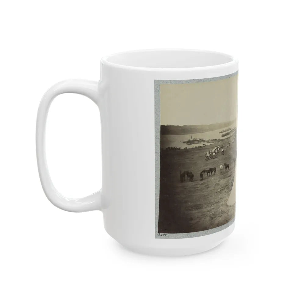 Belle Plain Landing, Va. 002 (U.S. Civil War) White Coffee Mug-Go Mug Yourself