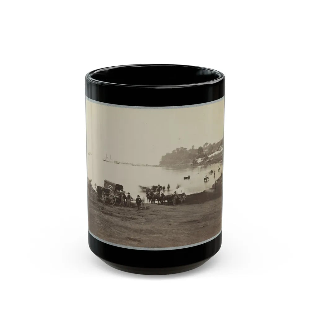 Belle Plain Landing, Va. 003 (U.S. Civil War) Black Coffee Mug-15oz-Go Mug Yourself