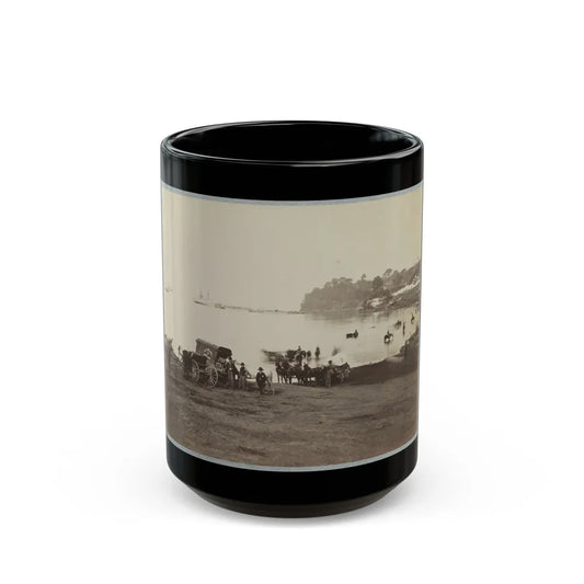 Belle Plain Landing, Va. 003 (U.S. Civil War) Black Coffee Mug-15oz-Go Mug Yourself