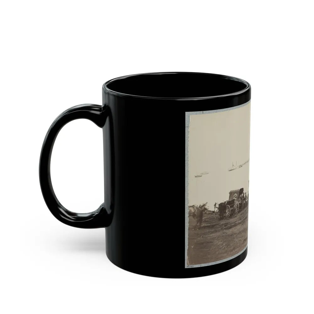 Belle Plain Landing, Va. 003 (U.S. Civil War) Black Coffee Mug-Go Mug Yourself