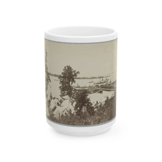 Belle Plain Landing, Va. 005 (U.S. Civil War) White Coffee Mug-15oz-Go Mug Yourself