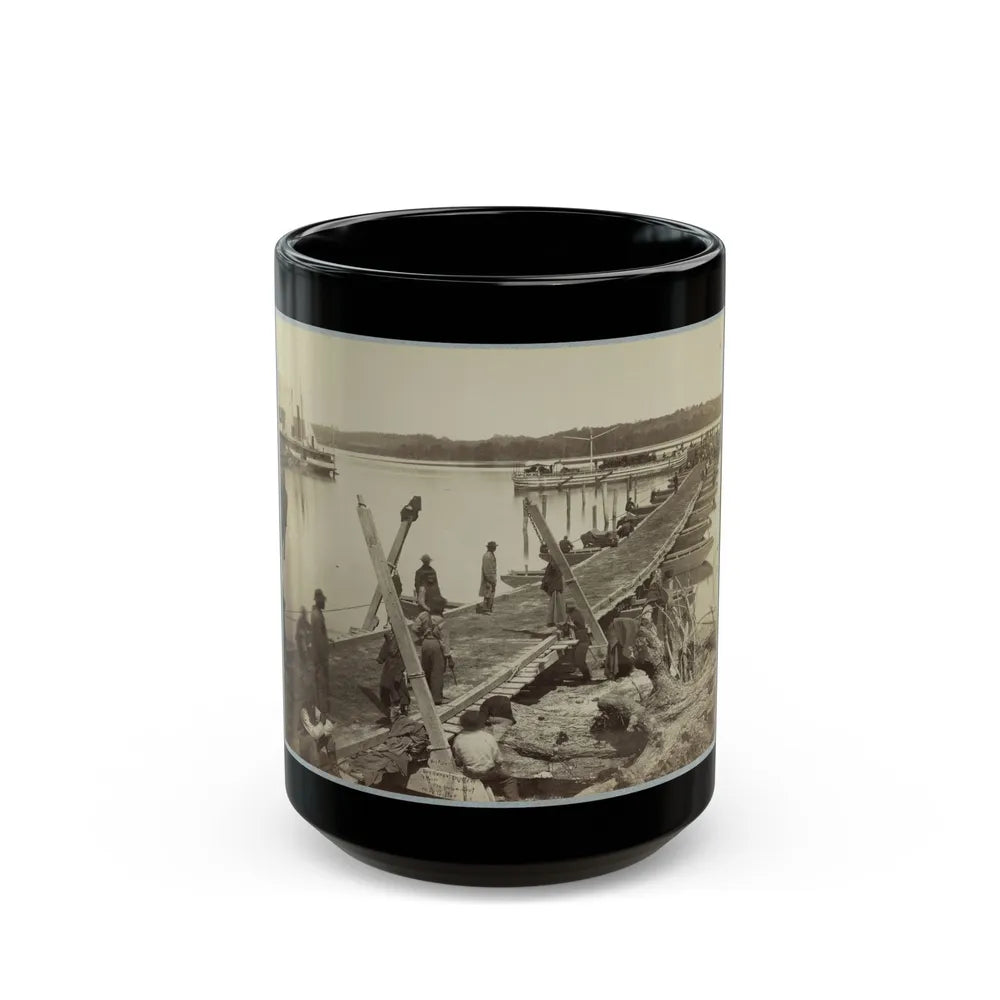 Belle Plain Landing , Va. (1) (U.S. Civil War) Black Coffee Mug-15oz-Go Mug Yourself