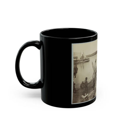 Belle Plain Landing , Va. (1) (U.S. Civil War) Black Coffee Mug-Go Mug Yourself