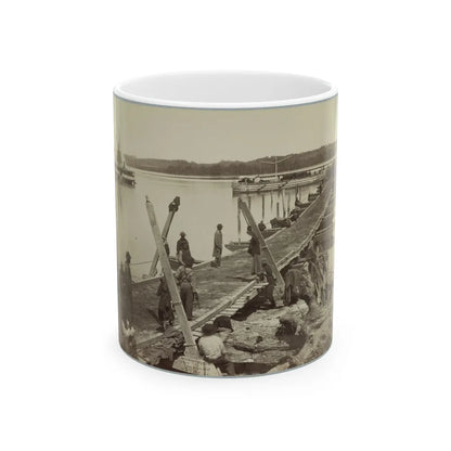 Belle Plain Landing , Va. (1) (U.S. Civil War) White Coffee Mug-11oz-Go Mug Yourself