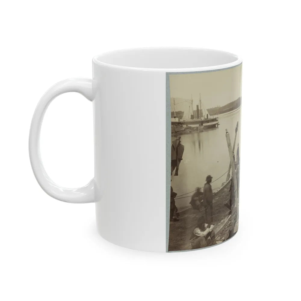 Belle Plain Landing , Va. (1) (U.S. Civil War) White Coffee Mug-Go Mug Yourself