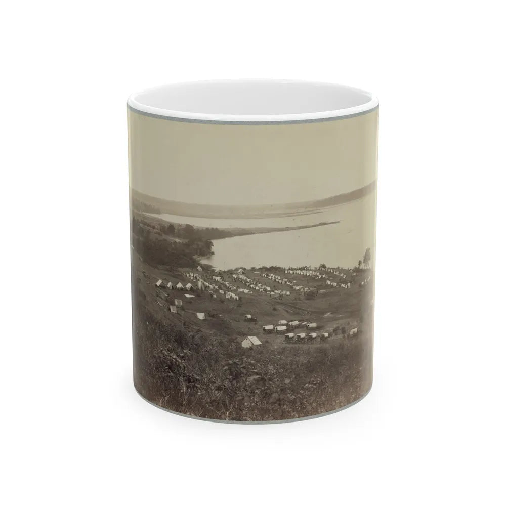 Belle Plain Landing, Va. Camp Of 15th New York Engineers (U.S. Civil War) White Coffee Mug-11oz-Go Mug Yourself