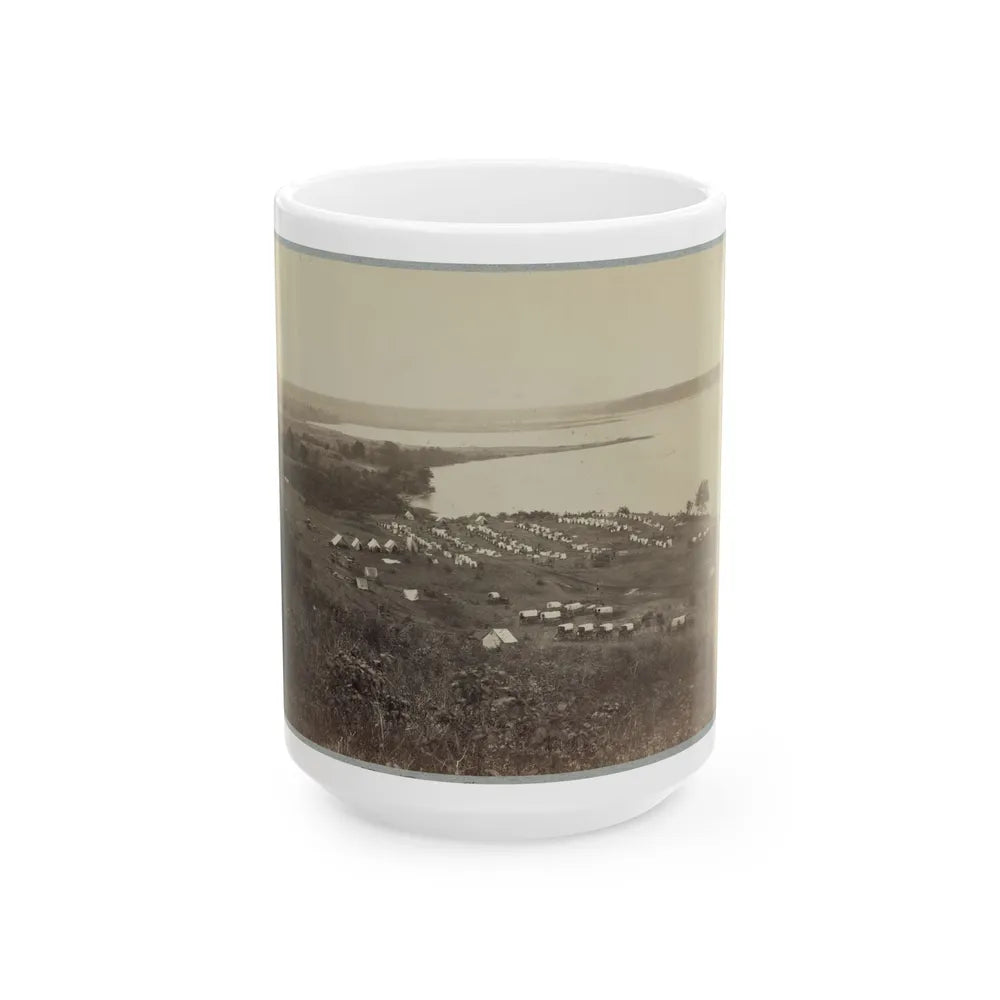 Belle Plain Landing, Va. Camp Of 15th New York Engineers (U.S. Civil War) White Coffee Mug-15oz-Go Mug Yourself