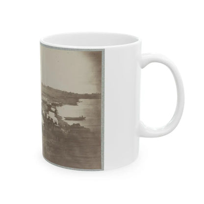 Belle Plain Landing, Va., Confederate Entrenchments On Hill 001 (U.S. Civil War) White Coffee Mug-Go Mug Yourself