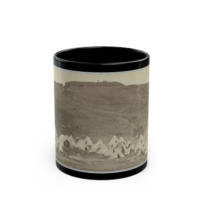 Belle Plain Landing, Va., Confederate Entrenchments On Hill (U.S. Civil War) Black Coffee Mug-11oz-Go Mug Yourself