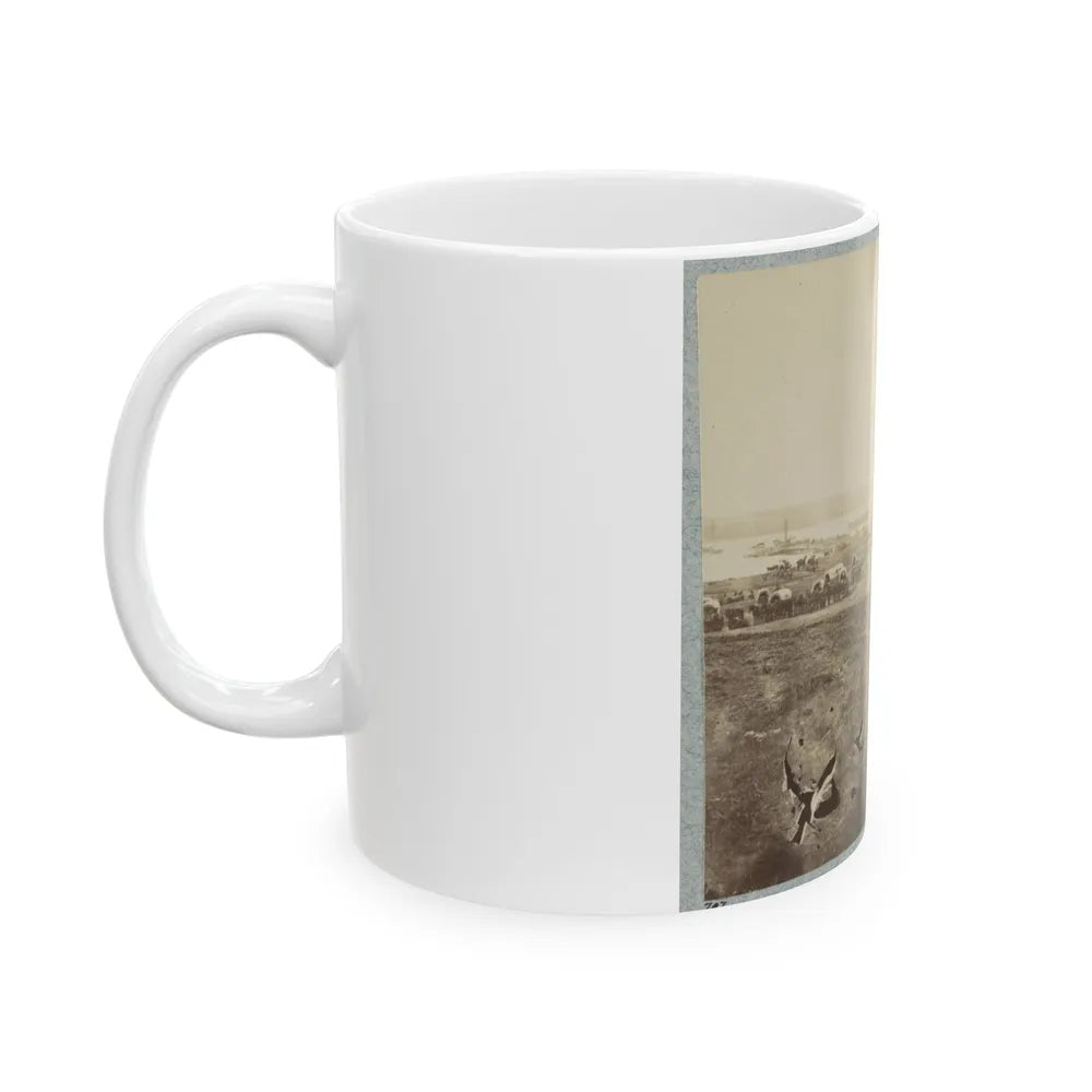 Belle Plain Landing, Va., May, 1864 (U.S. Civil War) White Coffee Mug-Go Mug Yourself