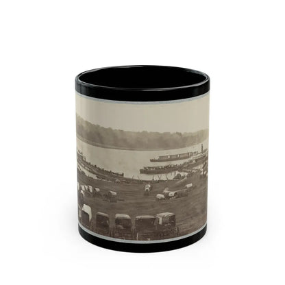 Belle Plain Landing, Va. (U.S. Civil War) Black Coffee Mug-11oz-Go Mug Yourself