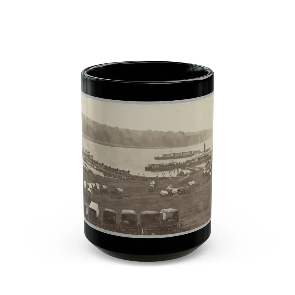 Belle Plain Landing, Va. (U.S. Civil War) Black Coffee Mug-15oz-Go Mug Yourself