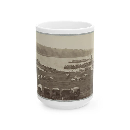 Belle Plain Landing, Va. (U.S. Civil War) White Coffee Mug-15oz-Go Mug Yourself