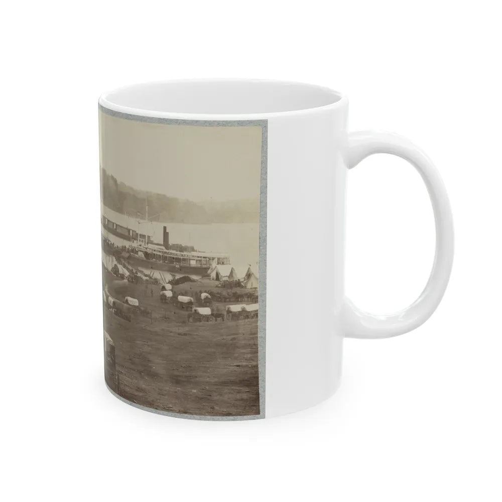 Belle Plain Landing, Va. (U.S. Civil War) White Coffee Mug-Go Mug Yourself