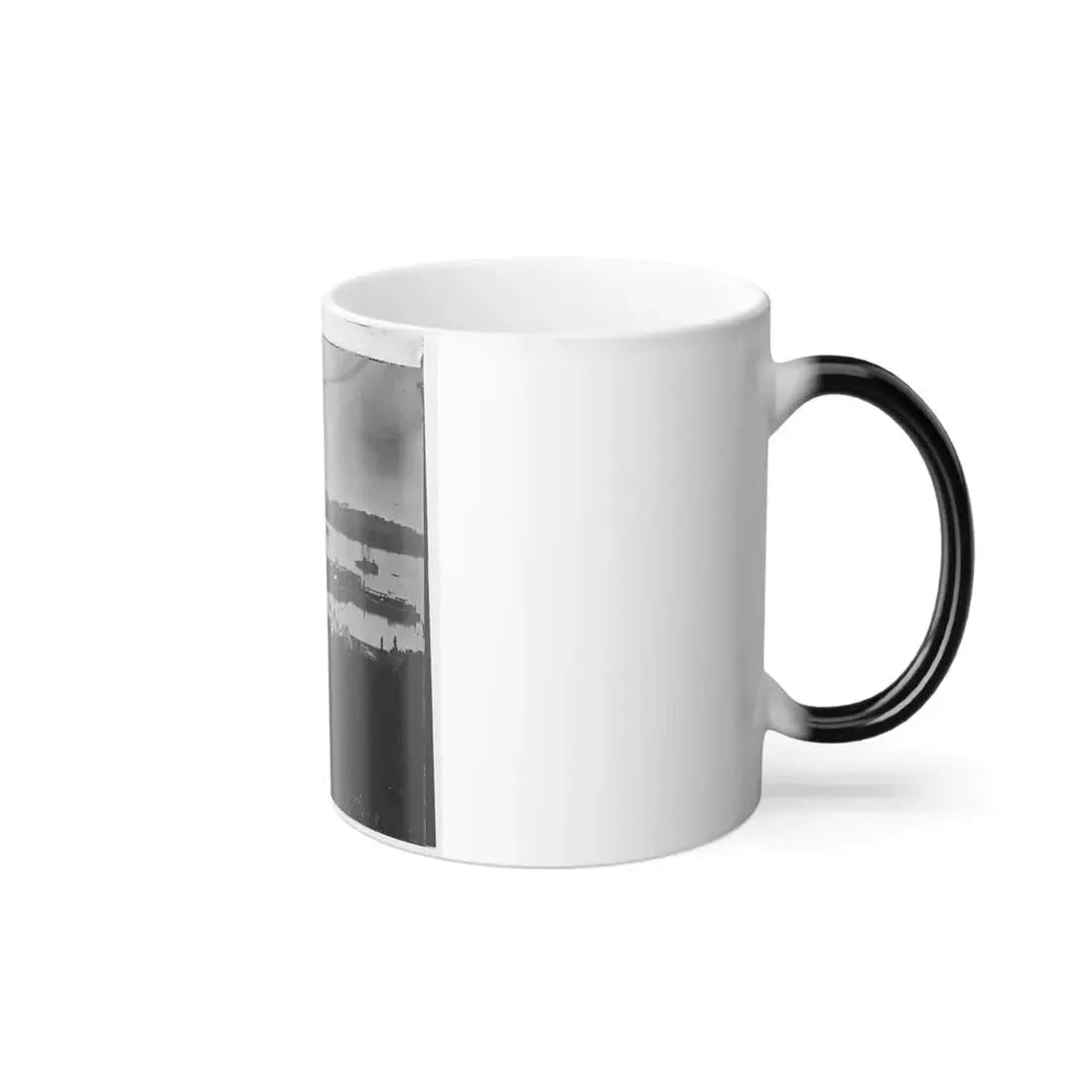 Belle Plain Landing, Virginia. View of Camp and Transports. (Lower Landing). Photo Taken Near Bull Bluff -2 (U.S. Civil War) Color Changing Coffee Mug 11oz - Go Mug Yourself