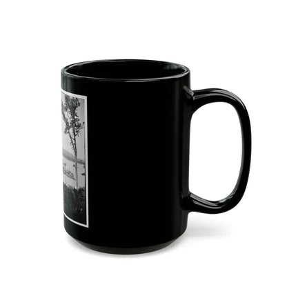 Belle Plain Landing, Virginia. View Of Camp And Transports. (Lower Landing). Photo Taken Near Bull Bluff -3 (U.S. Civil War) Black Coffee Mug - Go Mug Yourself