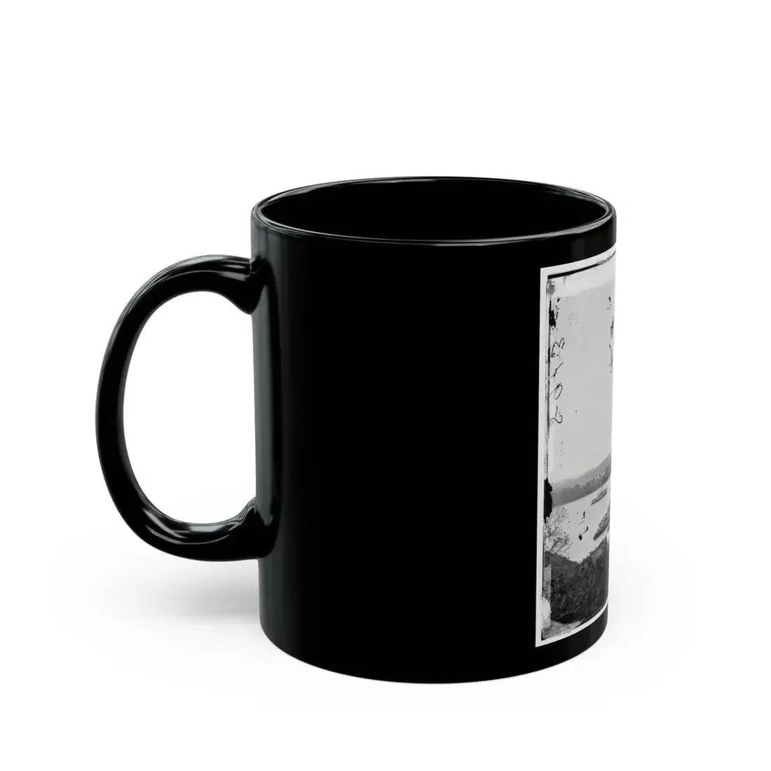 Belle Plain Landing, Virginia. View Of Camp And Transports. (Lower Landing). Photo Taken Near Bull Bluff (U.S. Civil War) Black Coffee Mug - Go Mug Yourself