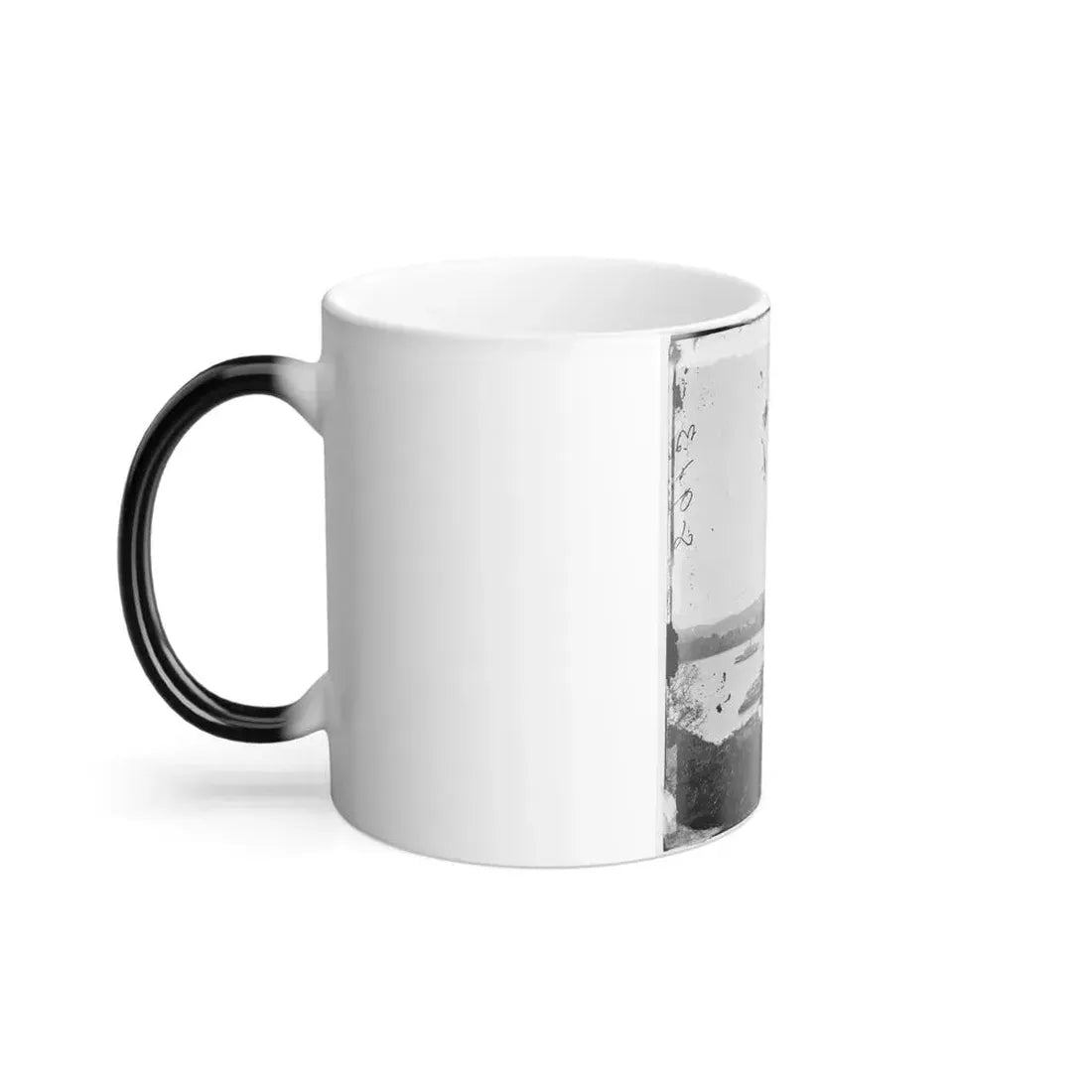 Belle Plain Landing, Virginia. View of Camp and Transports. (Lower Landing). Photo Taken Near Bull Bluff (U.S. Civil War) Color Changing Coffee Mug 11oz - Go Mug Yourself