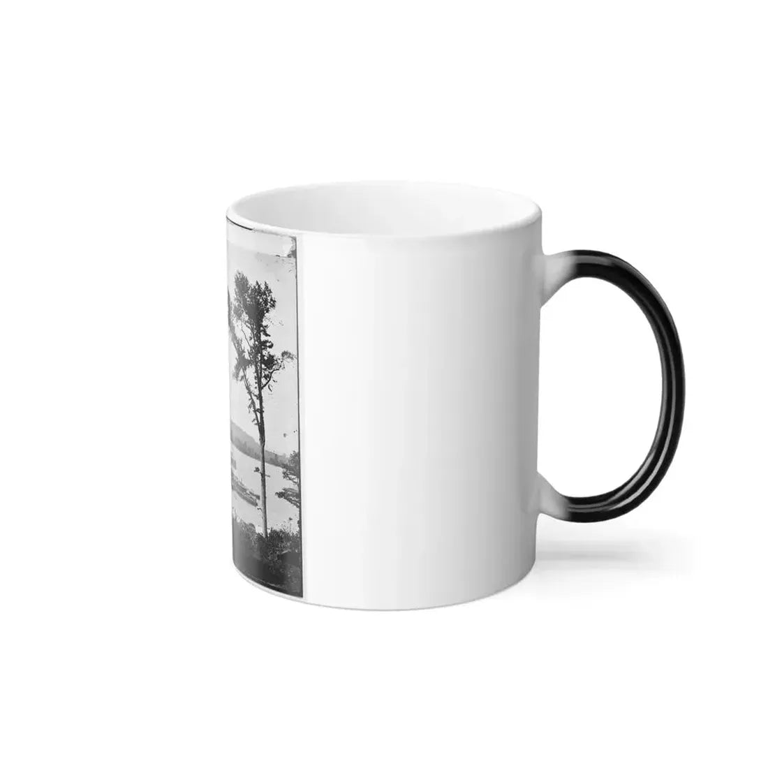 Belle Plain Landing, Virginia. View of Camp and Transports. (Lower Landing). Photo Taken Near Bull Bluff (U.S. Civil War) Color Changing Coffee Mug 11oz - Go Mug Yourself