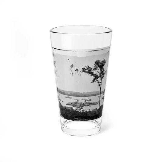 Belle Plain Landing, Virginia. View Of Camp And Transports. (Lower Landing). Photo Taken Near Bull Bluff (U.S. Civil War) Pint Glass 16oz 16oz - Go Mug Yourself