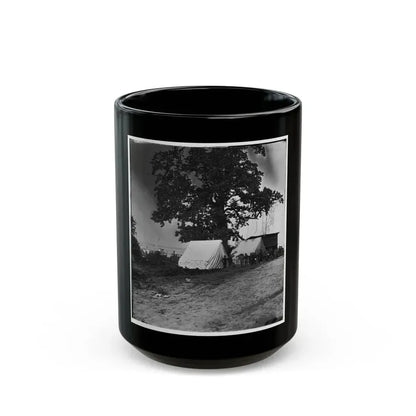 Belle Plain Landing, Virginia. View Of The Tents Of The Sanitary Commission (U.S. Civil War) Black Coffee Mug 15oz - Go Mug Yourself