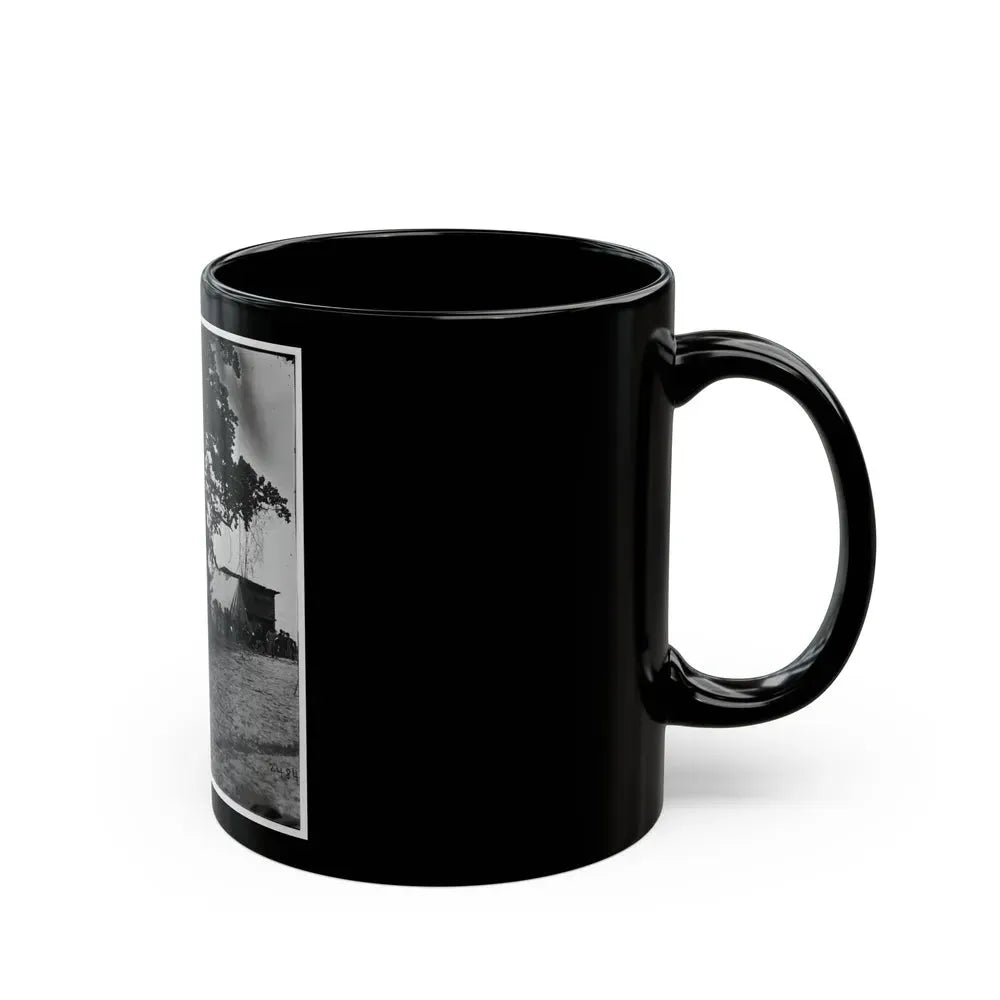 Belle Plain Landing, Virginia. View Of The Tents Of The Sanitary Commission (U.S. Civil War) Black Coffee Mug - Go Mug Yourself