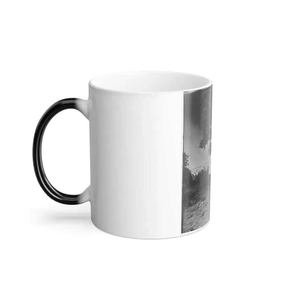 Belle Plain Landing, Virginia. View of the Tents of the Sanitary Commission (U.S. Civil War) Color Changing Coffee Mug 11oz - Go Mug Yourself
