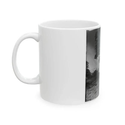 Belle Plain Landing, Virginia. View Of The Tents Of The Sanitary Commission (U.S. Civil War) White Coffee Mug - Go Mug Yourself