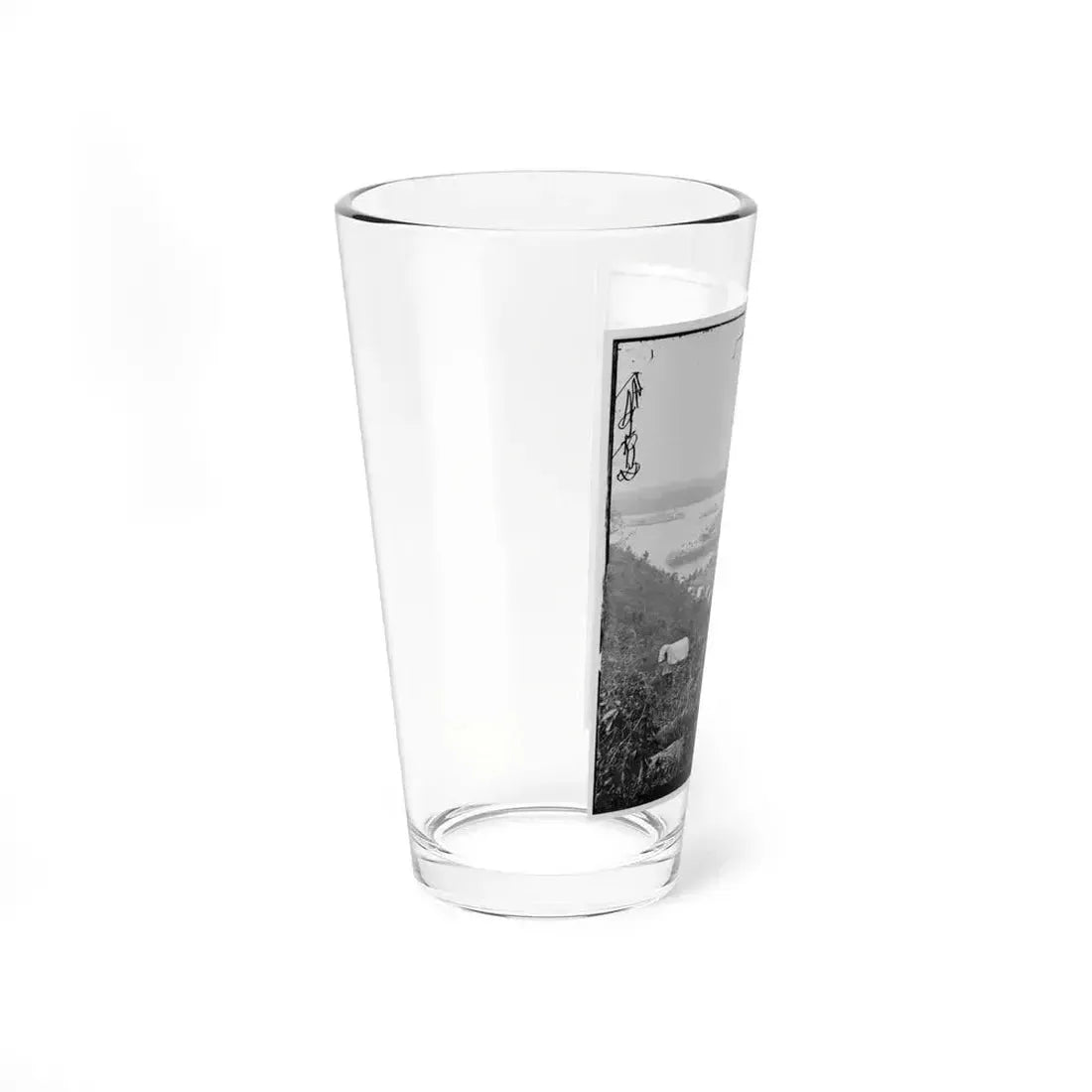 Belle Plain, Va.  Army Wagons And Transports At The Lower Landing (U.S. Civil War) Pint Glass 16oz - Go Mug Yourself