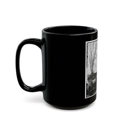 Belle Plain, Va. Wagons Of The Sanitary Commission And A Crowd At The Landing (U.S. Civil War) Black Coffee Mug - Go Mug Yourself
