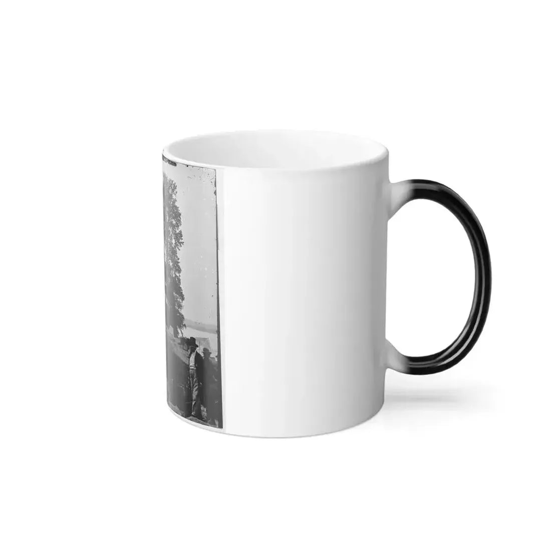 Belle Plain, Va. Wagons of the Sanitary Commission and a Crowd at the Landing (U.S. Civil War) Color Changing Coffee Mug 11oz - Go Mug Yourself